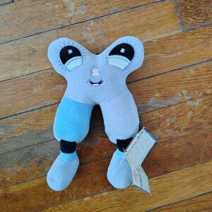 Y2K Toys Bipple and the Alphabet Eurps Letter X Plush Stuffed Toy New with Tags